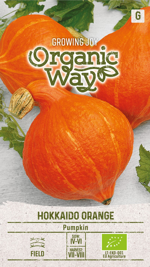 GRÆSKAR HOKKAIDO ORANGE (Cucurbita Maxima Duchesne)