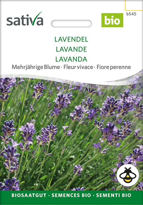 Lavendel (Lavandula angustifolia)- Økologiske Frø