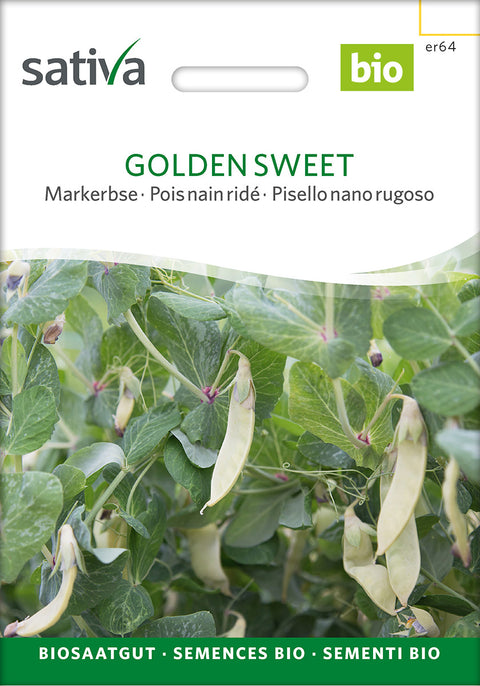 Ært - GOLDEN SWEET (Pisum sativum) - Økologiske frø