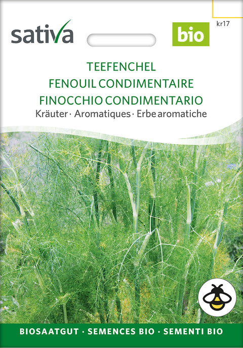 Fennikel -  GRØN FENNIKEL (Foeniculum vulgare) - grøntsagsfrø - økofrø - øko - fennikelfrø