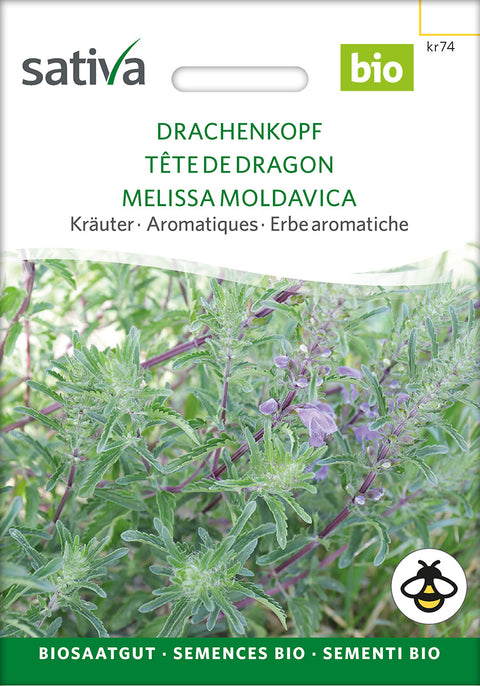 Dragehoved - (Dracocephalum moldavica) - urtefrø - øko