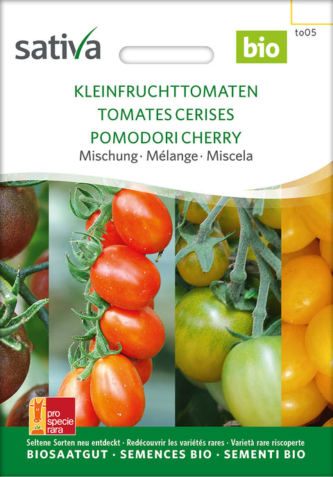 Tomatfrø - Small mix - øko - Tomat - LILLE TOMATO MIX (Solanum lycopersicum) - grøntsagsfrø - økofrø - frø 