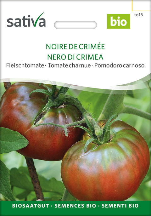 Tomat - NOIRE DE CRIMÉE (Solanum lycopersicum) - Tomatfrø - økofrø - frø - øko - grøntsagsfrø