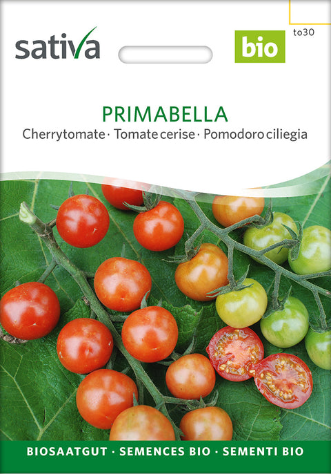 Tomatfrø - Primabella Tomat - PRIMABELLA (Solanum lycopersicum) - Tomatfrø - grøntsagsfrø - økofrø - øko- frø