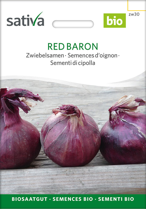 Løg Red Barron (Allium cepa) - Økologiske Frø